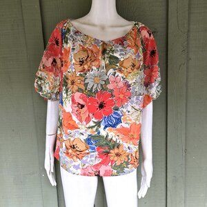 NWT HAILEY & Co. Floral Darcy Top 3X Plus